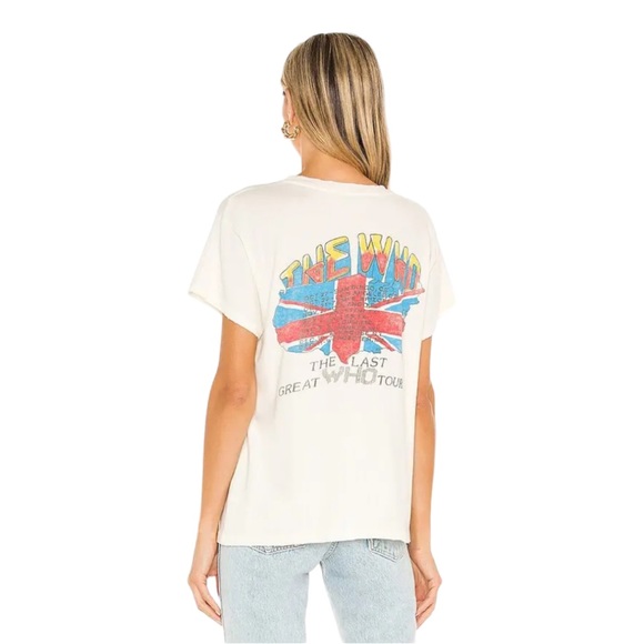 Daydreamer The Who Invades America Short Sleeve Tour Tee In White (S) - Picture 4 of 14